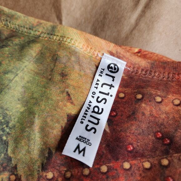 Artisans Women’s Shirt | Medium | 3/4 Sleeve | Long Length | Lightweight - Picture 6 of 7